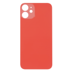 Back Glass Compatible for iPhone 12 Mini (Large Camera Hole) (Aftermarket) - Red